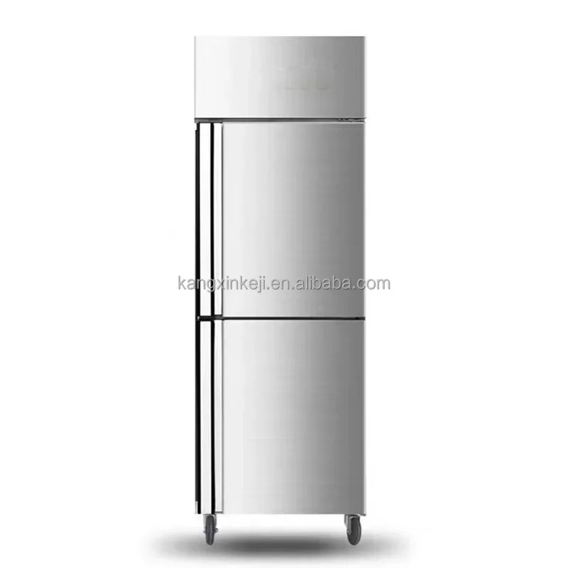 High Quality 4 Door Stainless Steel Refrigeration Refrigerators Upright Freezer