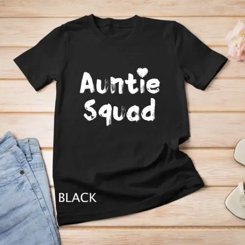 

Funny Aunt Squad, Auntie Squad, Mother Day Aunt Squad Womens Unisex T-shirt