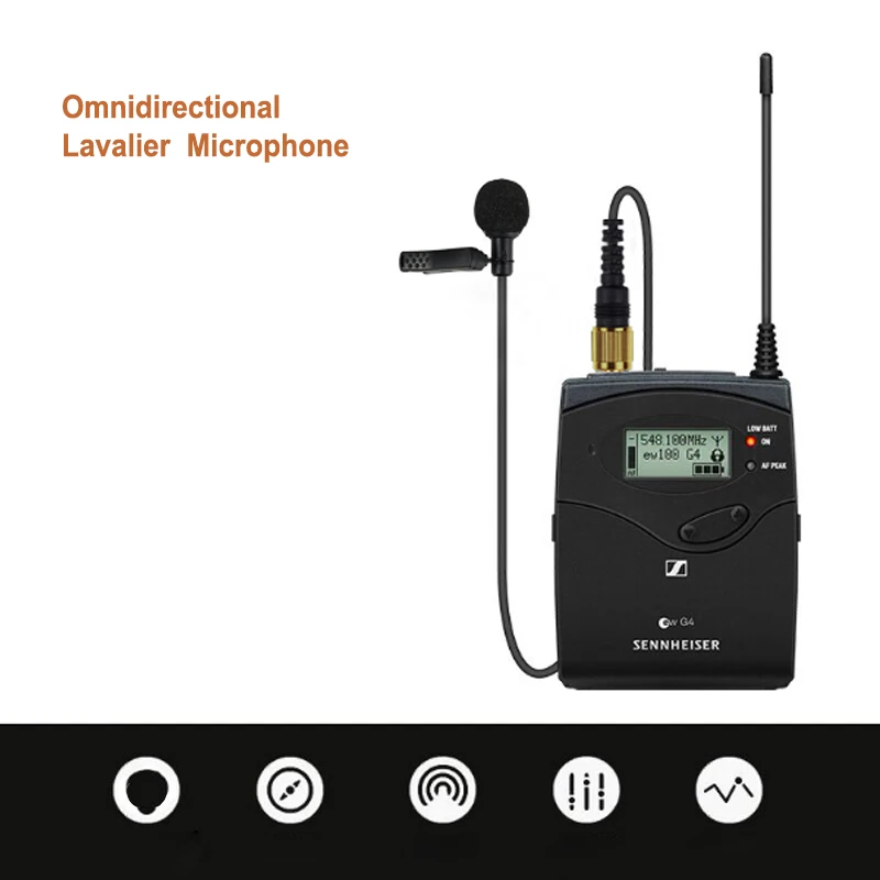 Canfon Professional Lavalier Microphone Suitable for Sennheiser Detiy Comica Saramonic Boya Wireless Systems Live Recording