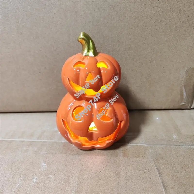 ABJY-호박 할로윈 장식 램프 홈 장식 테이블 액세서리 LED 조명 및 유령 축제 장식품 Ledlights
