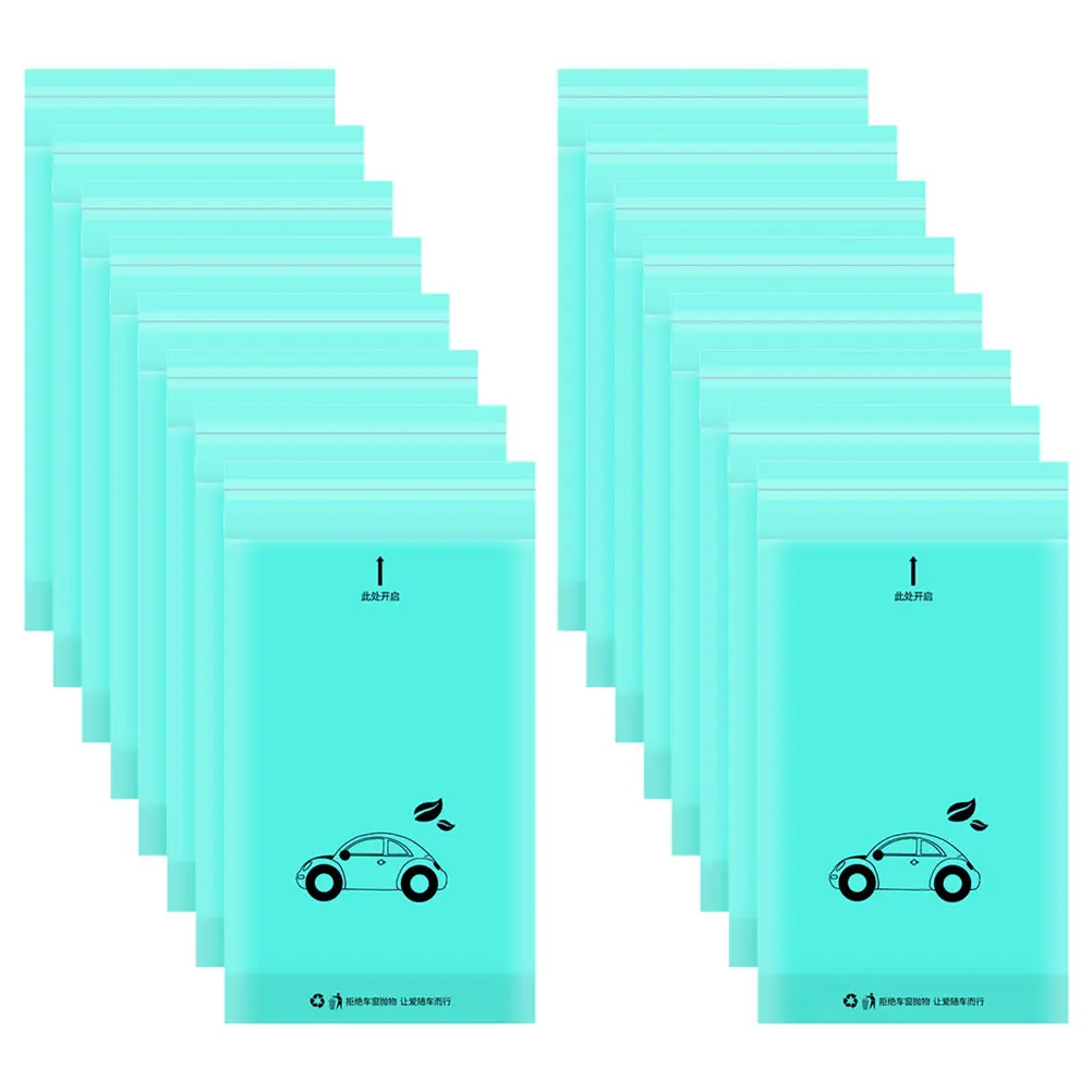 

50pcs Bag Disposable Garbage Bag Trash for Car Self Adhesive Garbage Plastic Vomit Bags Car Waste Bags