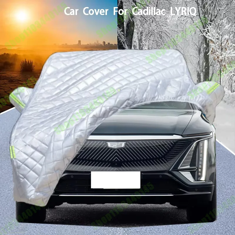 

Для автомобильного чехла Cadillac LYRIQ обеспечивает защита от града, защита от царапин, предотвращает отслаивание краски. Устойчивость к дождю и снегу.