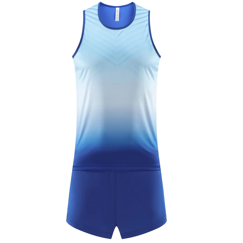 Fato de treino fino sprint masculino, conjuntos de atletismo, colete running, calções de secagem rápida, maratona esportiva, roupas de treino, verão