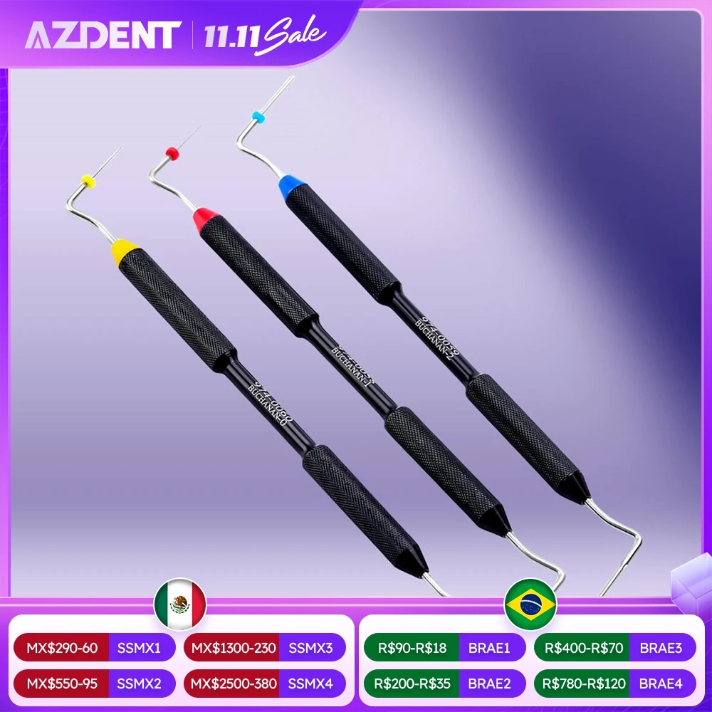 

AZDENT Dental Endo ручной плуггер заполняющий инструмент наконечник NITI #0 #1 #2 стоматолог стоматология инструменты