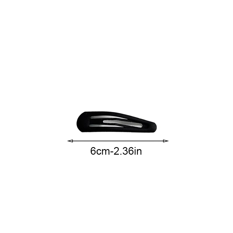 10pcs of simple black hair clips for women, ideal for fixing bangs and backcombing. image 5