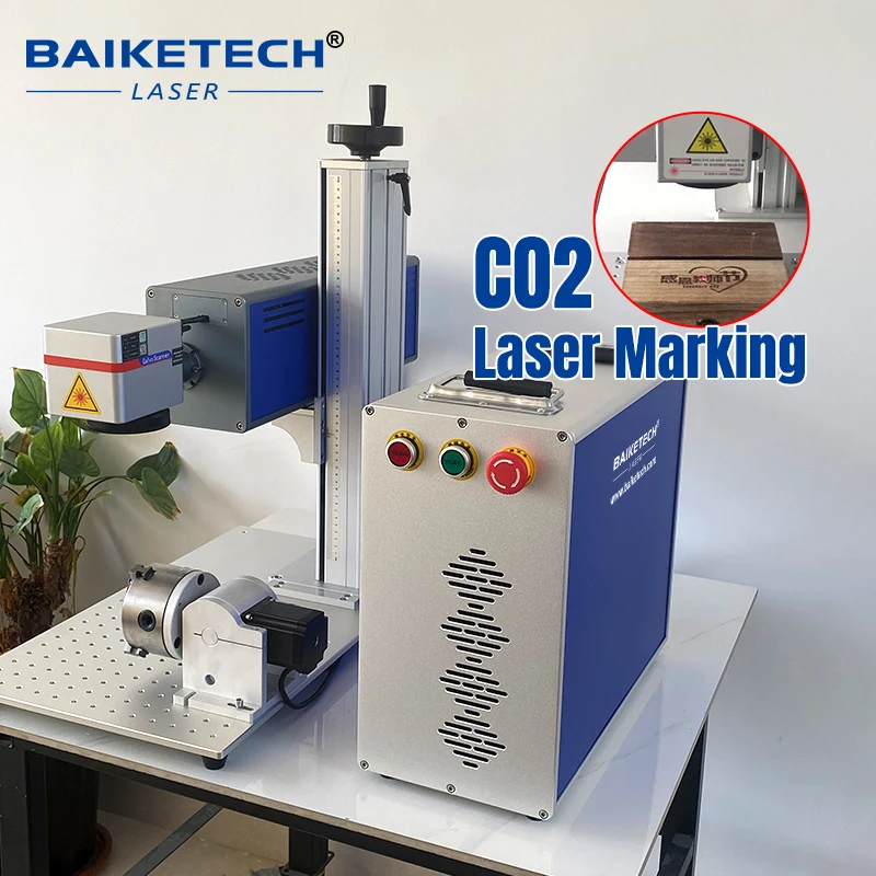 TH-30S 30W Tabletop CO2 Laser Engraving & Marking Equipment, Portable for Leather, Paper, Plastic, Glass, Ceramic, Acrylic