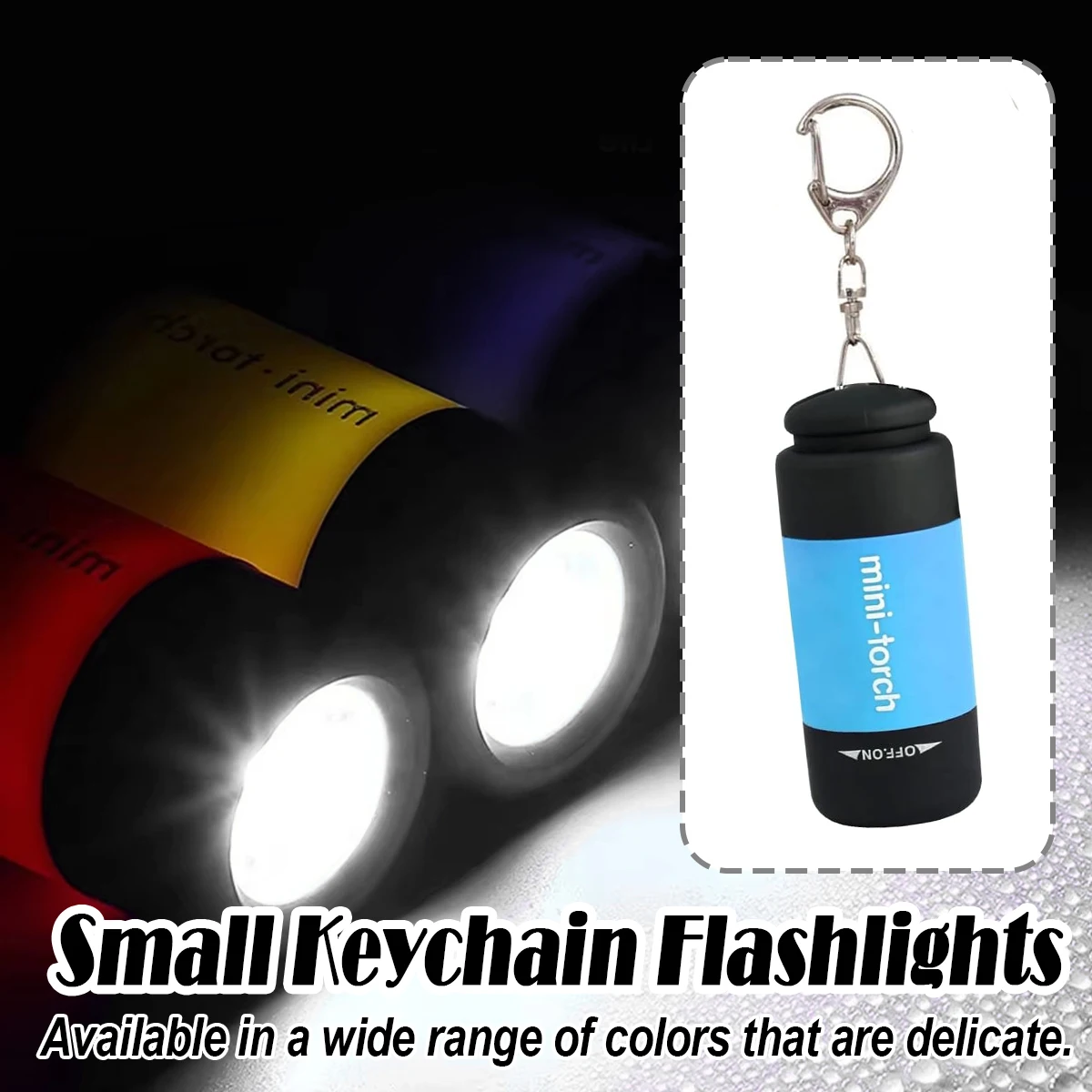 

Mini Flashlight White Light Outdoor Lighting Keychain Rechargeable Lamp USB Rotation Switch Portable COB LED Flashlights Torches