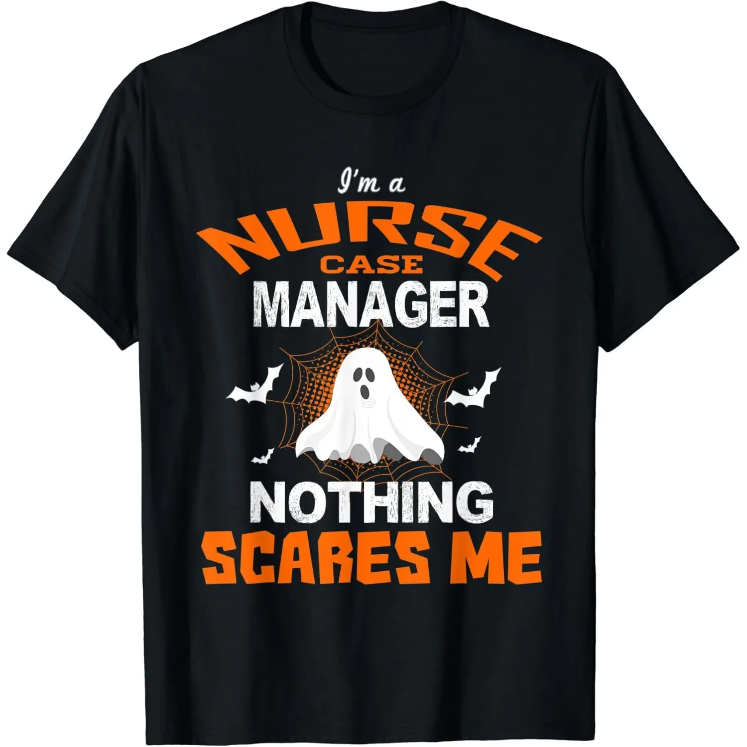 Nurse Case Manager Shirt Halloween Er Rn Nursing Gift T-Shirt Size S-5XL