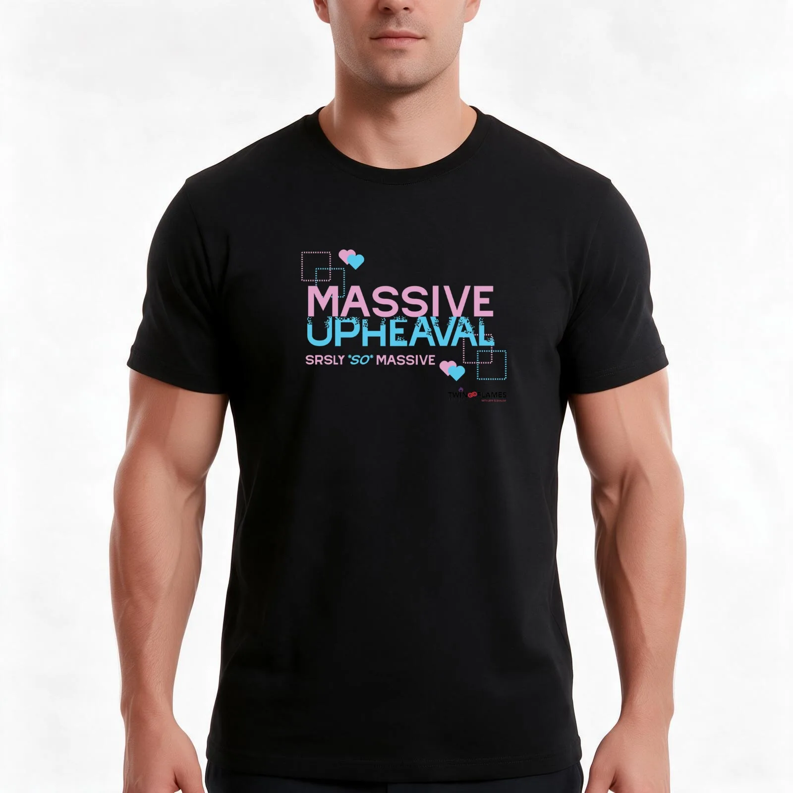 Seriously So Massive T-Shirt, Summer Casual Cotton Tee, Oversized Streetwear Tops, Vintage Graphic Print, Loose Fit Short Sleeve