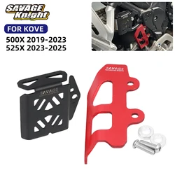 Motorcycle Rear Brake Fluid Reservoir Cover Guard For Kove 525X 500X Macbor Montana XR5 2019-2025 Oil Cup Cap Grille Protector