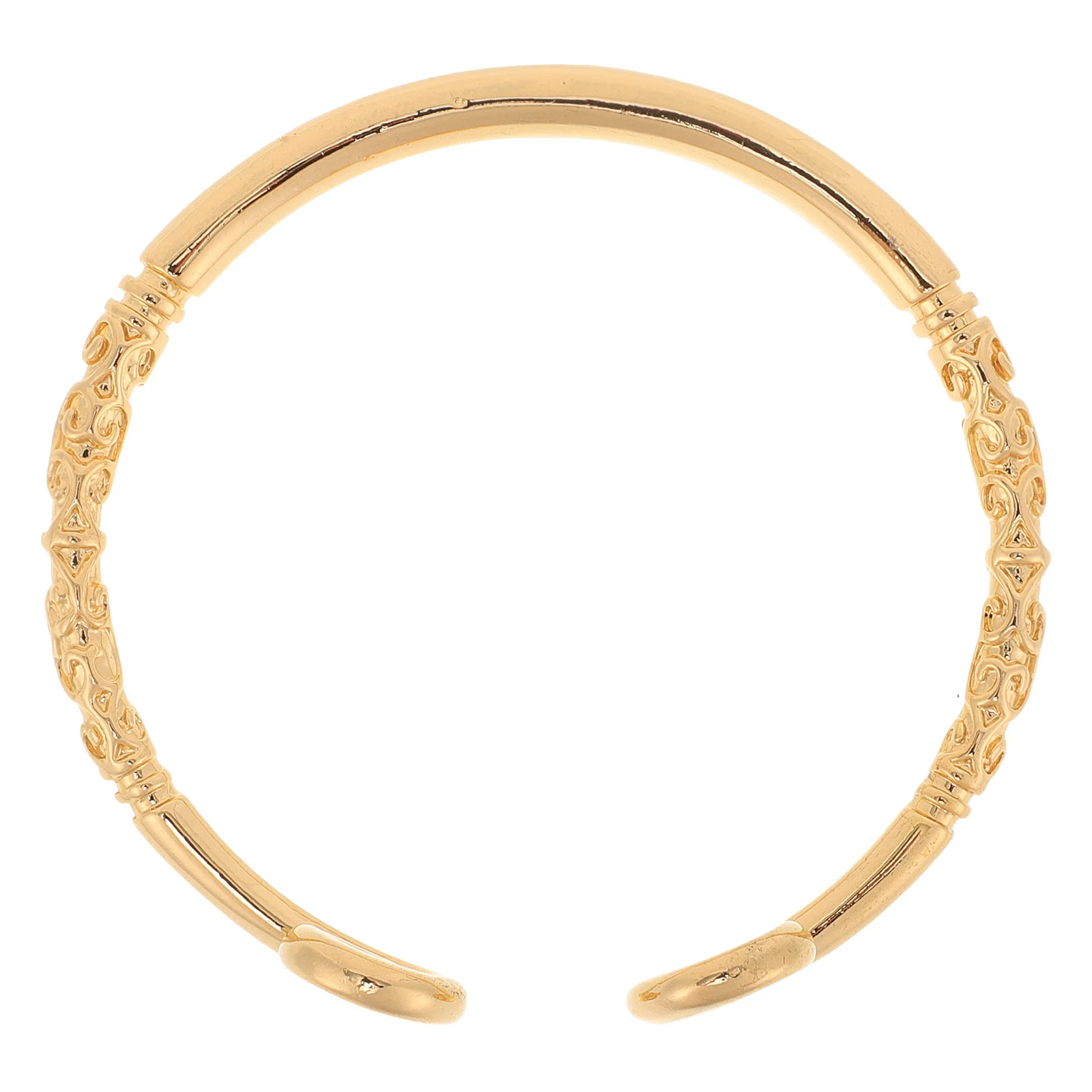 

Adjustable Plated Copper Bangle Bracelet Vintage Wukong Inspired Wire Statement Cuff Bracelet Minimalist Stackable