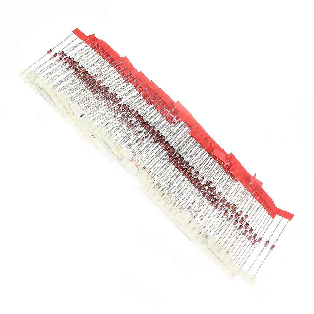 140/250PCS 1W Zenerdiode Assortiment Kit 3V3 Naar 24V 14 Waarde 3V Naar 33V 25 Waarde 3.3V 5.1V 10V 12V 15V 24V 33V Zenerdiode Kit