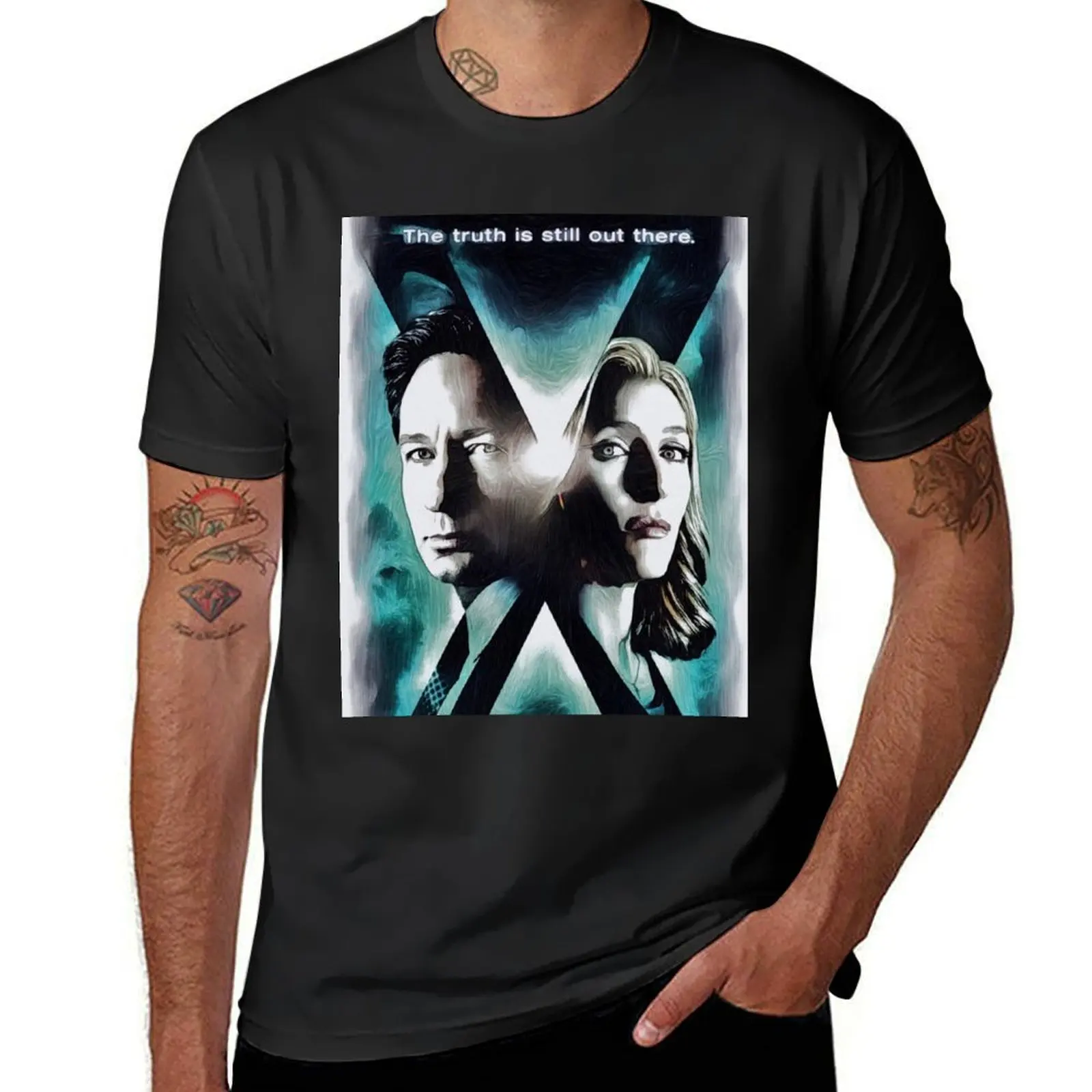 

X Files The Truth is Still Out There T-Shirt quick drying cute tops Aesthetic clothing sweat mens plain t shirts