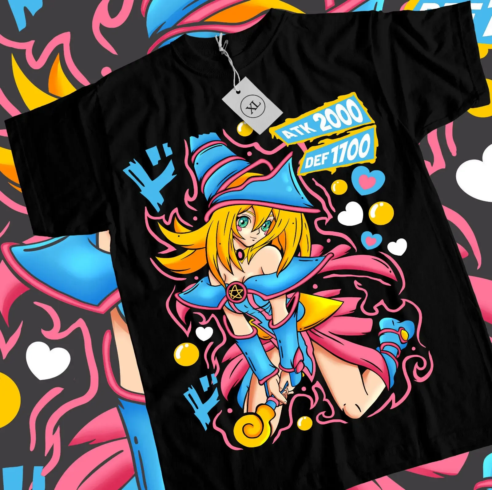 Maga Oscura T-shirt Yu-Gi-Oh Chica Girl Anime Kawai Waifu Otaku Shirt All Size