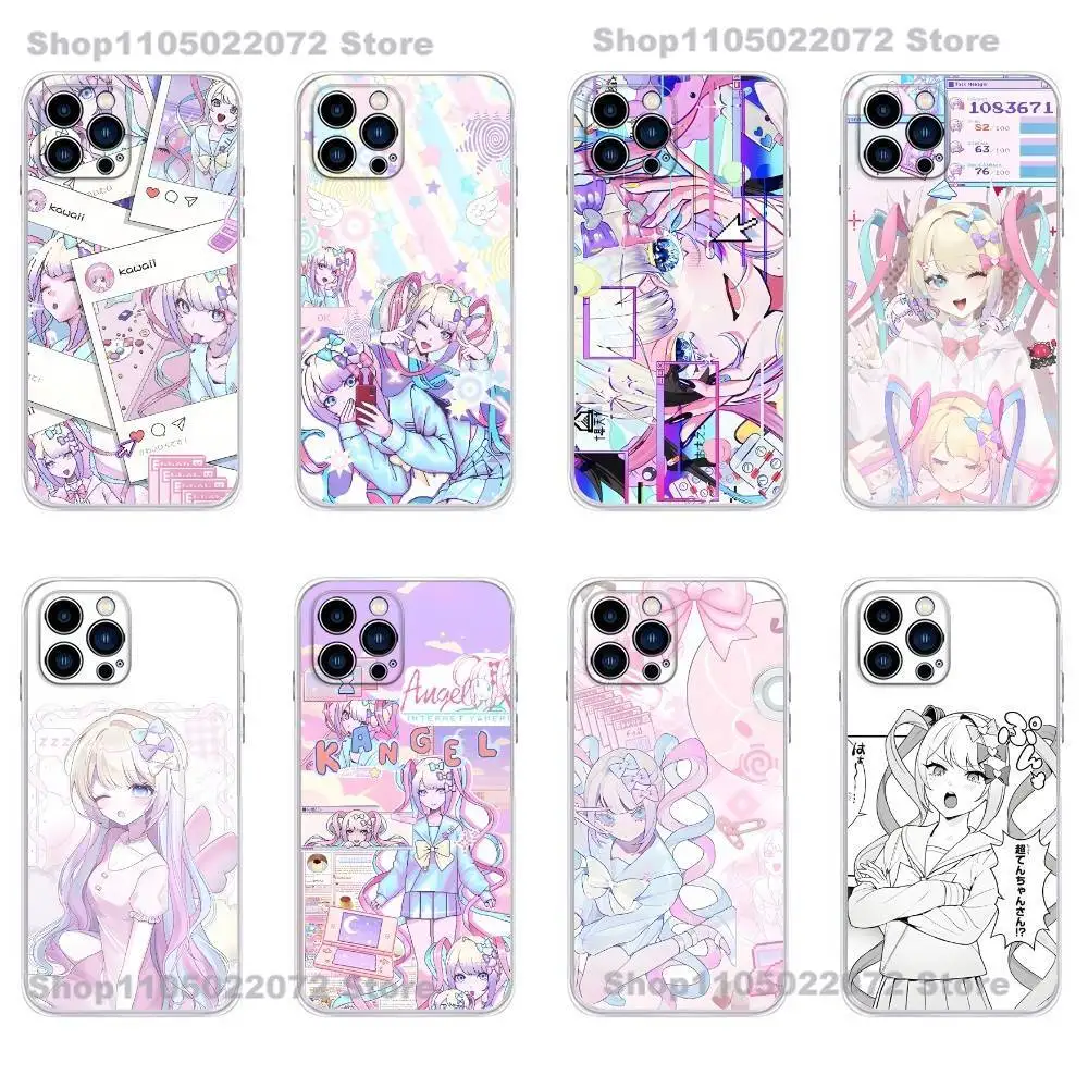 

N-NEEDY GIRL O-OVERDOSE Phone Case For iPhone 17 16,15,14,13,12,11 Plus,Pro,Max,XR,Plus,E,Mini Transparent Soft Cover