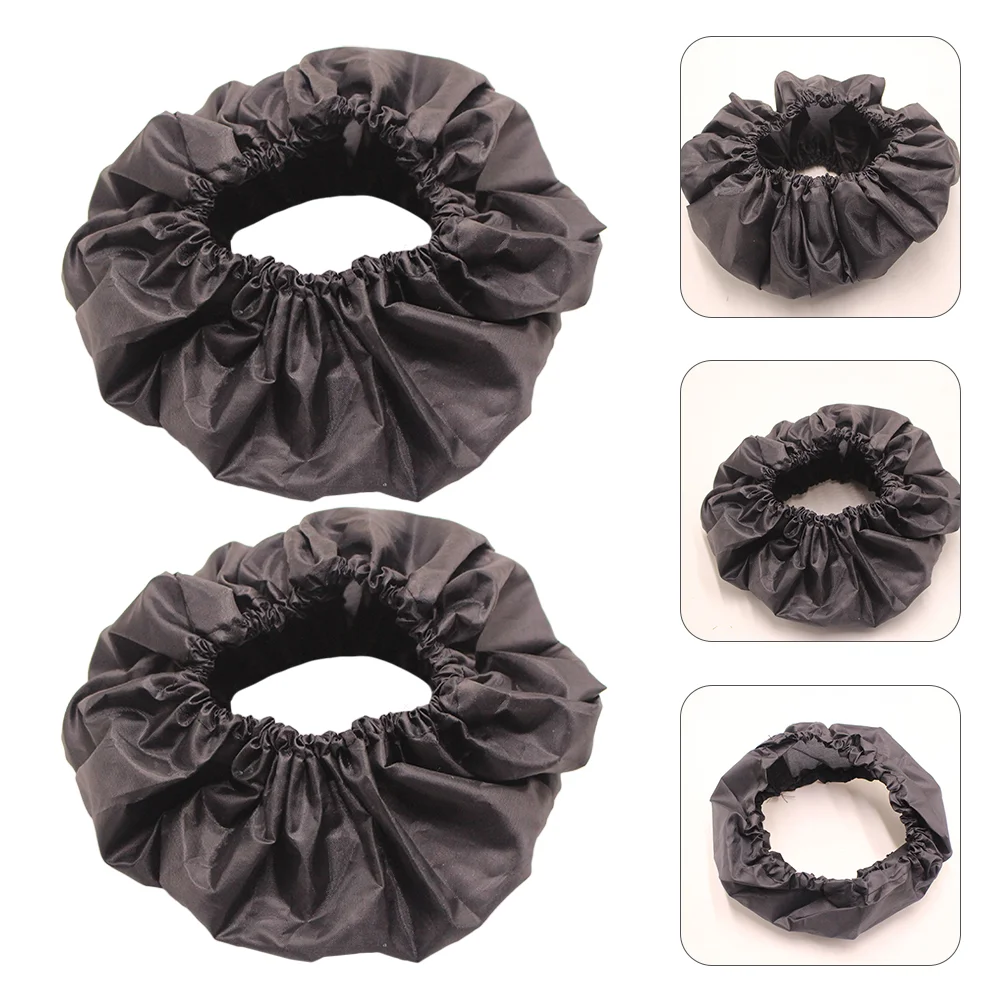 

2 PCS Dustproof Wheel Cover Premium Stroller Accessory Wheelchair Tire Protector Anti-dirty Practical Portable Oxford Cloth