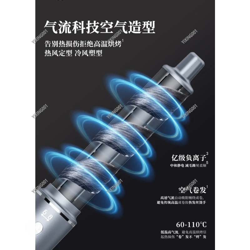Multi-Function Hair Dryer Styler - 2-in-1 Curling Straightening Iron for Home Salon Hairstyle