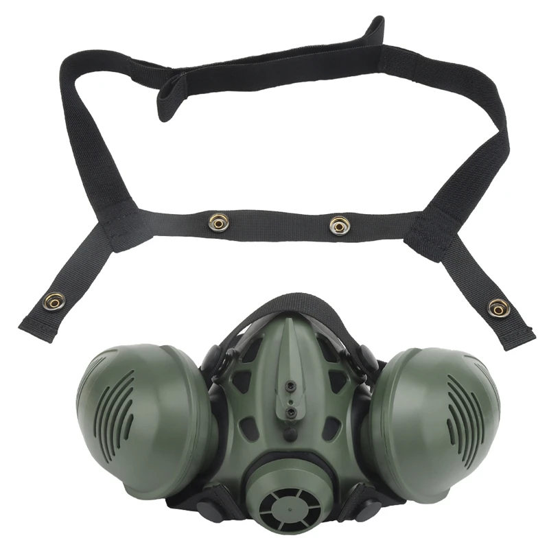 Tactical Respirator Modeling Half Face Mask Safety Protective CS Paintball Accessories Outdoor Hunting Equipment Movie Props