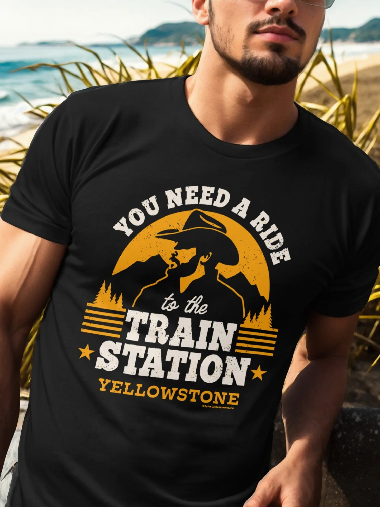 

Men's short sleeved printed cotton T-shirt, round neck, comfortable and breathable, summer casual short sleeved top