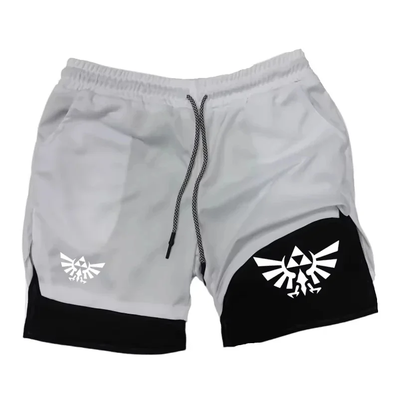 Zelda Themed Men's 5-Inch Workout Shorts | Quick Dry Loose Fit for Basketball, Running & CasualZY0077 Wear