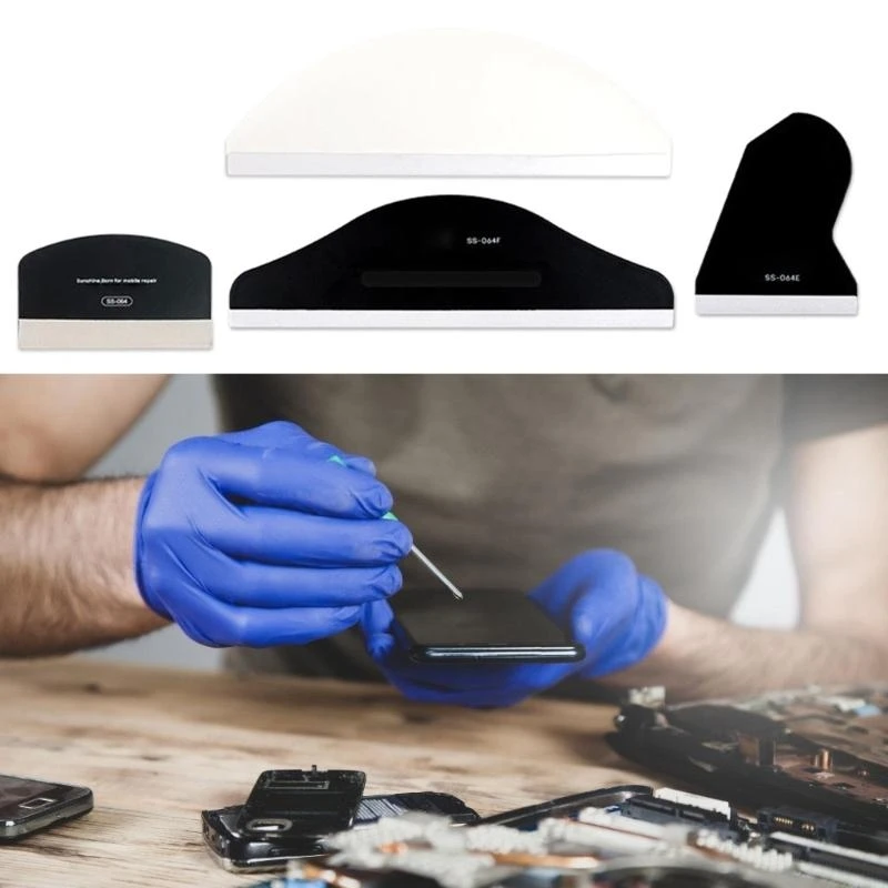 W89C 전화 컴퓨터 태블릿 화면 보호자 필름 스크레이퍼 도구 스크래퍼 프론트 스크린 필름 스크레이퍼 도구 유니버설