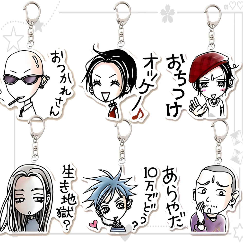 

Брелок NANA Expression Pack Nobuo, набор для пары Honjo Ren, сумка, украшение, подвеска, акриловая изысканная мультяшная фигурка, брелок Layla