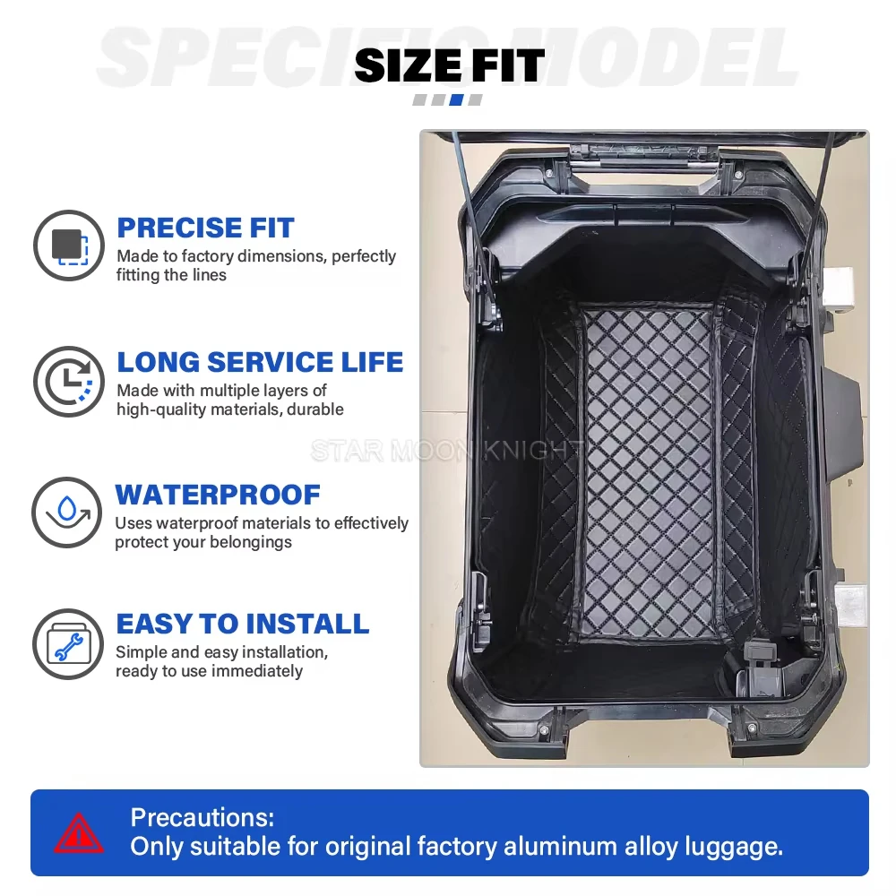 Für BMW R1300GS Adventure R 1300 GS Adv 2024-Motorrad Hinten Gepäck Box Schwanz Box Innen Pad Schwanz Fall Stamm seite Box Futter