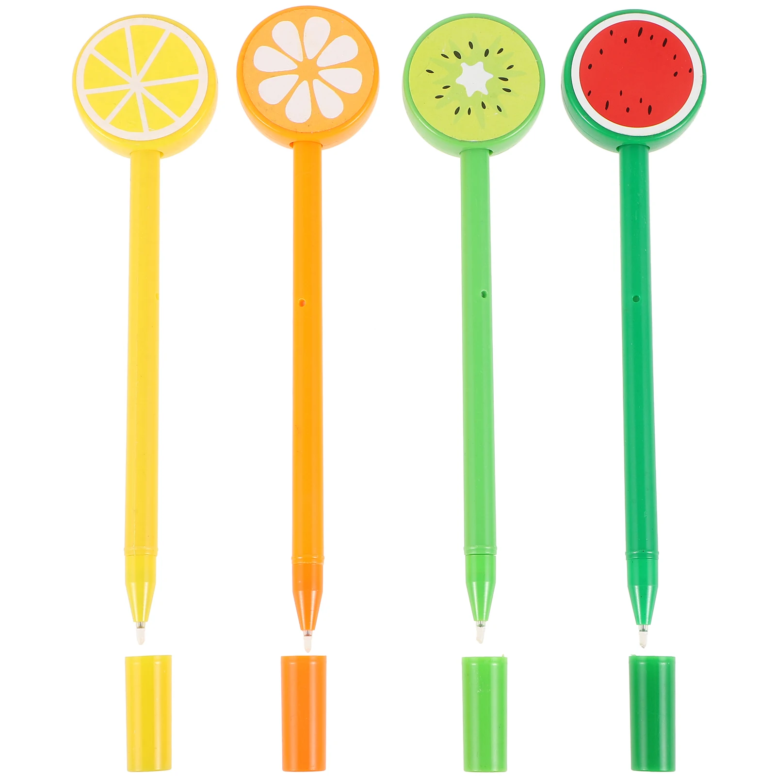 

12 Pcs Shaped Gel Adorable Kids Gel Pen Pens Cute Cartoon Fruits Design Writing Instruments for Students School Office Gifts
