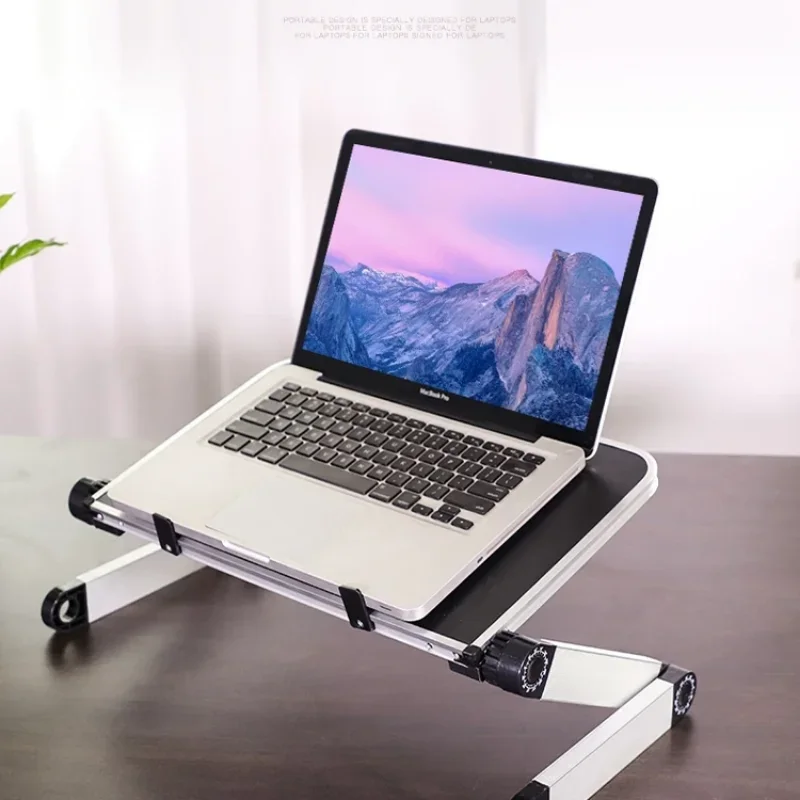 

Adjustable Folding Laptop Desk Portable for Bed Table Notebook Cooler Fan Stand Computer Table Lap Office Desk