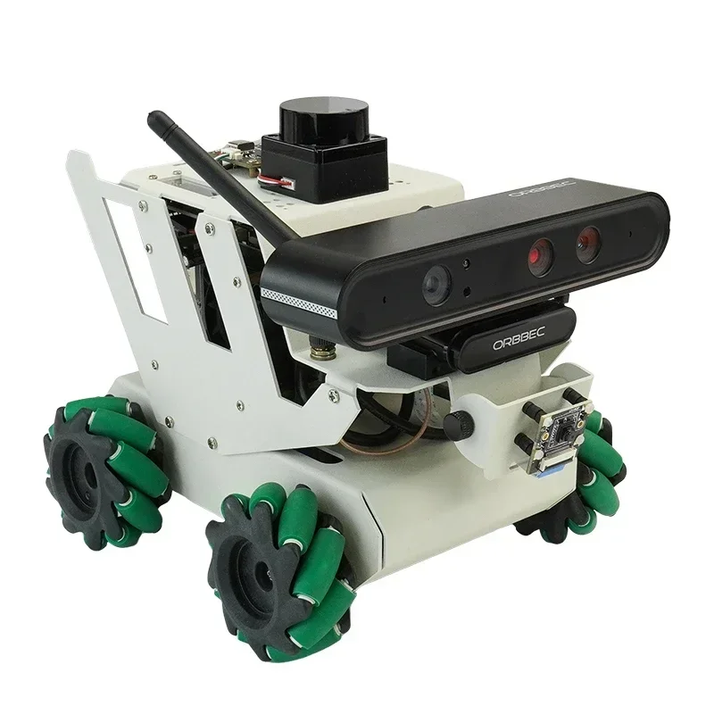 Omnidirectional RDK X3 AI Vision Education Robot With SLAM Map-building Navigation Optional Depth Camera Based On RDK X3 ROS2