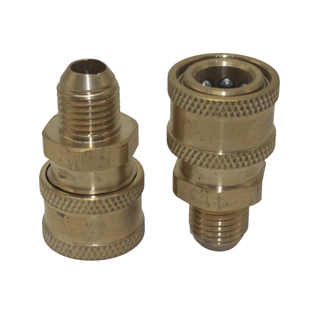 Conector de pistola de agua de alta presión, caño de alta presión, enchufe rápido, M14, M18, M22, G1/4, G3/8, G1/2, 1/4