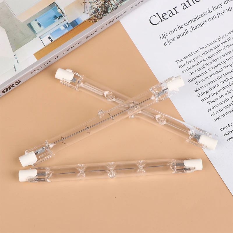 1Piece 100/200/300W Halogen Lamp 118mm Double Ended Linear R7s Halogen Light Bulb AC230V Household Decor R7s Halogen Bulb