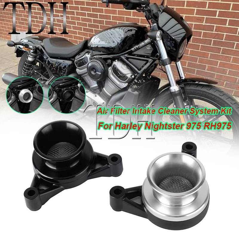 

For Harley Nightster 975 RH975 Motorcycle Air Filter Intake Air Cleaner System RH 975 2022-2023 Accessories Air Filters Cover