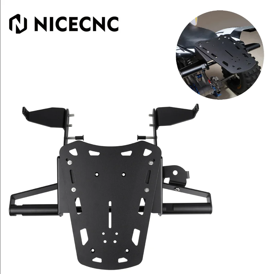 NICECNC 52mm*35mm ATV Rear Luggage Rack For Yamaha Raptor 700R YFM700R 700 YFM700 Rear Luggage Rack Bracket Holder Aluminum