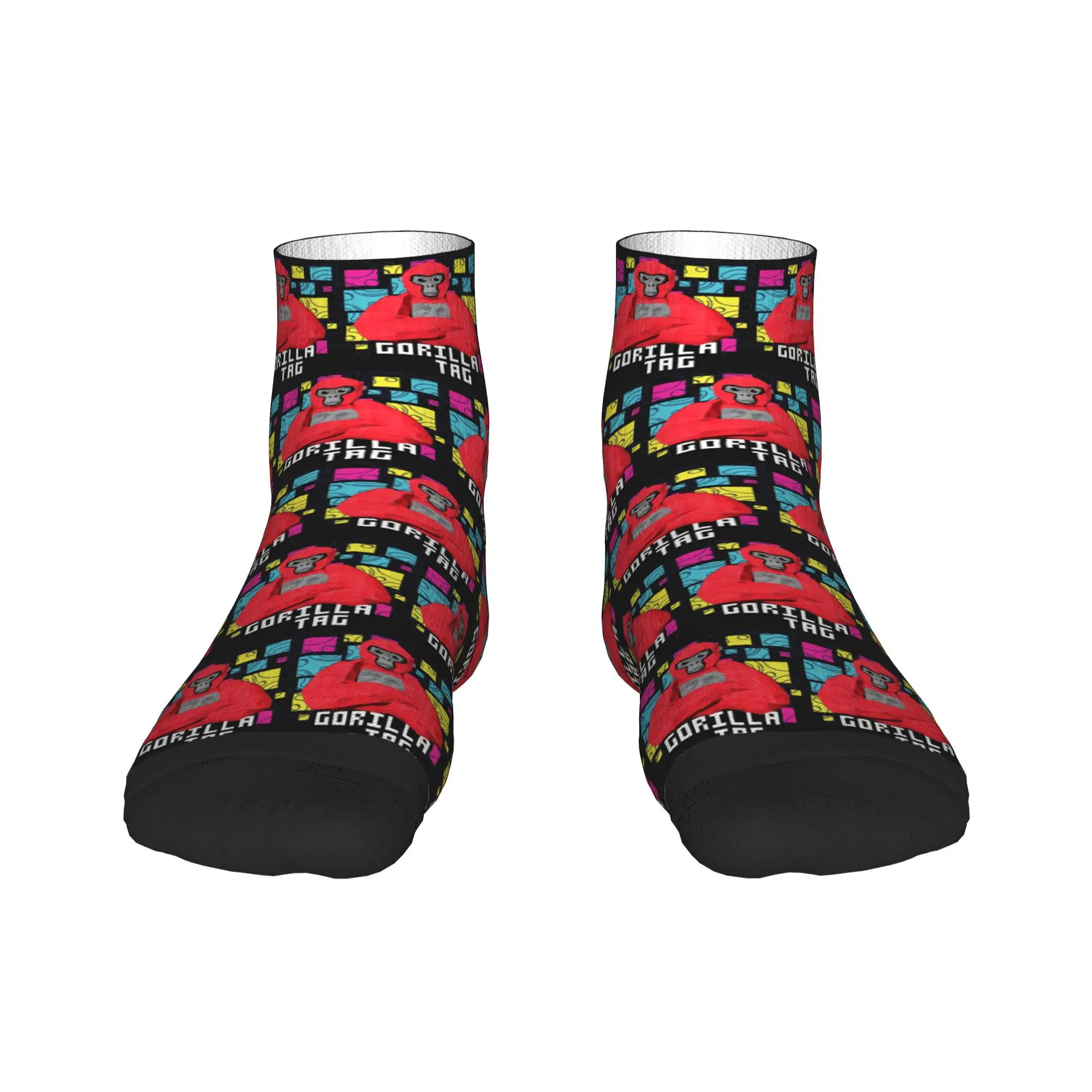

Gorilla Tag cools red Socks Harajuku Super Soft Stockings All Season Socks Accessories for Man's Woman's Gifts