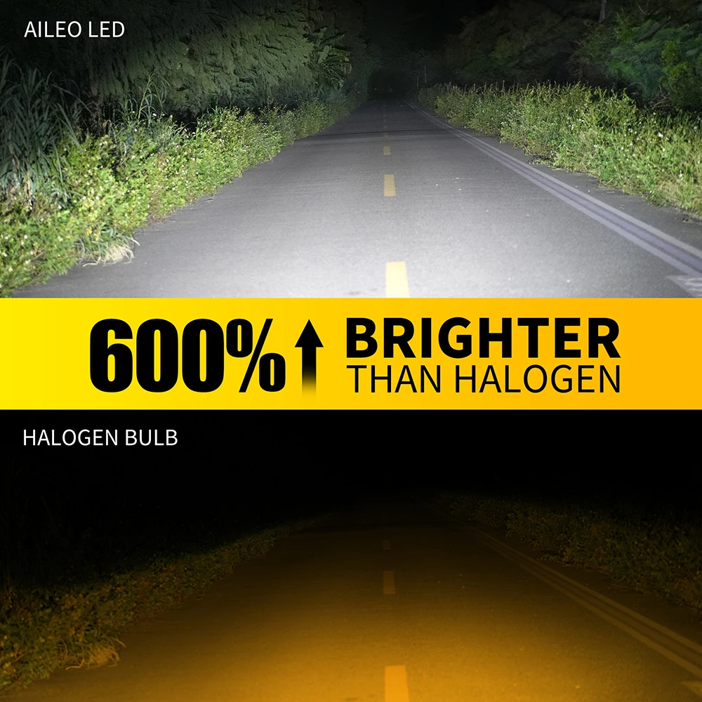 AILEO lampu depan mobil LED, 2 - Led Headlight H4 Hi Lo 120W ulasan dan harga