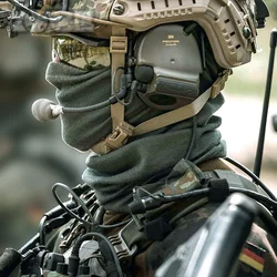 German Outdoor Flame Retardant Dustproof Breathable Face Scarf Knitted Headband Sun Protection Tactics Military Fan