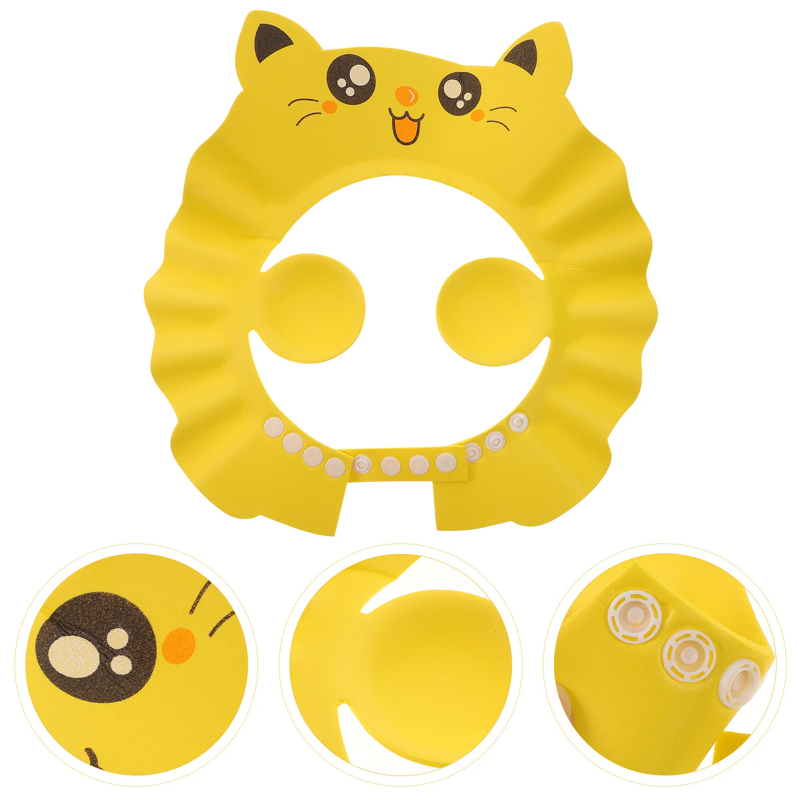 

2 Pcs Bathing Cap Children's Hair Washing Newborn Has Visor for Kids Baby Head Shield Shower Cute Hat Caps Girls
