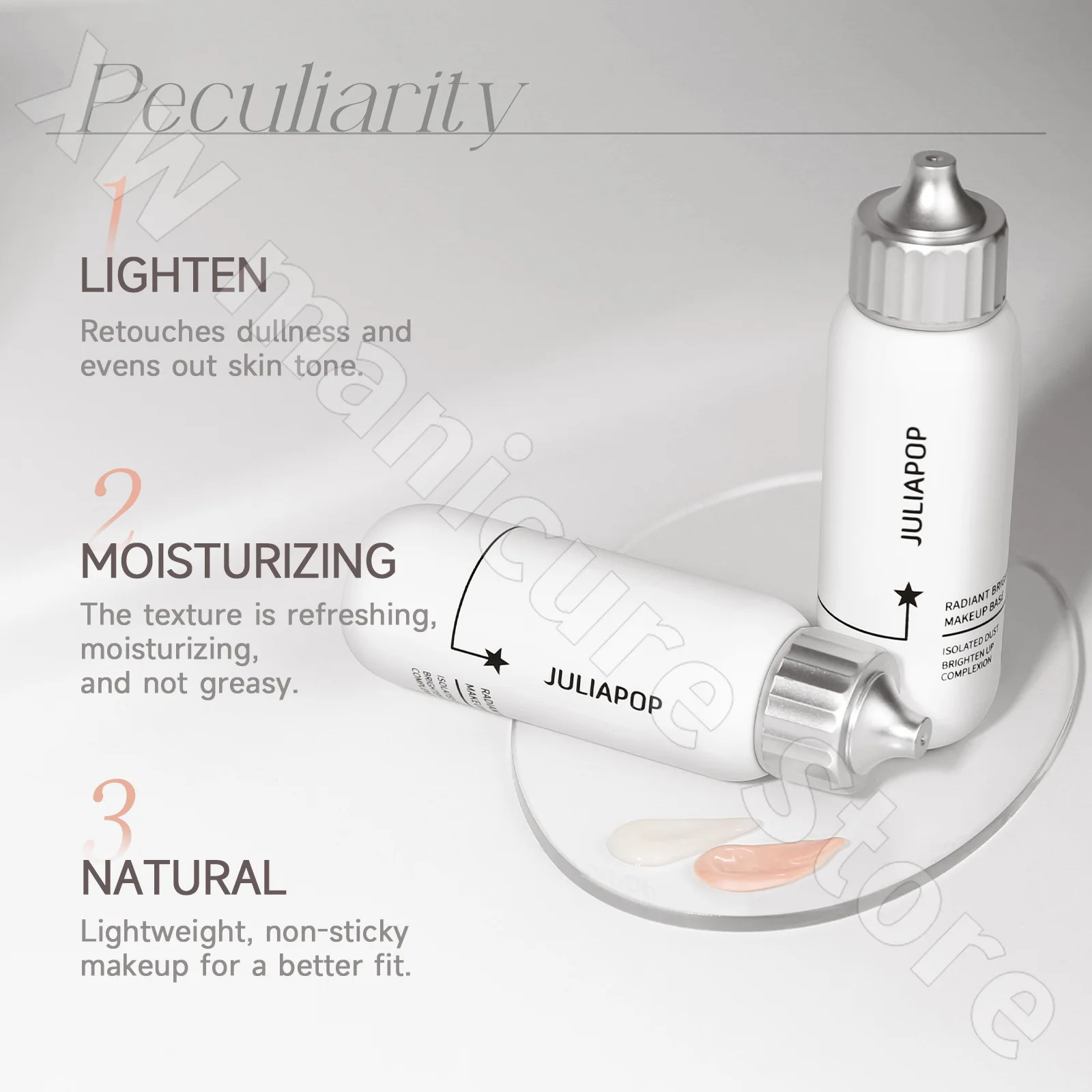 Crème d'isolation faciale translucide légère, pré-cosmétique, hydratante et éclaircissante, pour le teint de la peau, Pores invisibles, crème cru, 35ML
