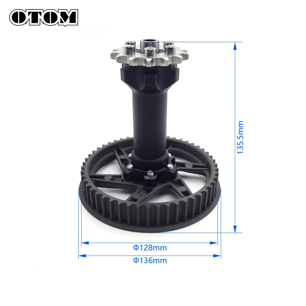 Motorbike Motorcycle Axis Set Center Axle Sleeve Assembly Transmission Shaft Wheel Hub For SURRON Light Bee Electric Off Road