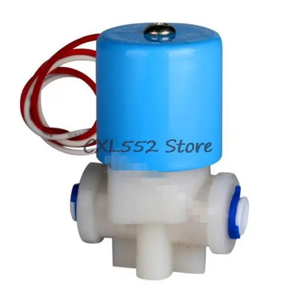 

1Pc DC 6V 12V 24V AC 24V 110V 220V 1/4" OD Tube Plastic Solenoid Valve Normally Closed Mini Valve