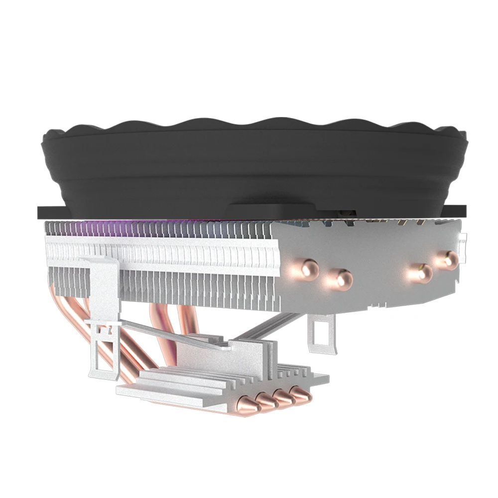 Aigo ICE400X 4 heat pipes cpu cooler Fan RGB 4pin PWM Computer Case Fan Silent Intel LGA 1700 1200 1150 1151 AMD AM3 AM4