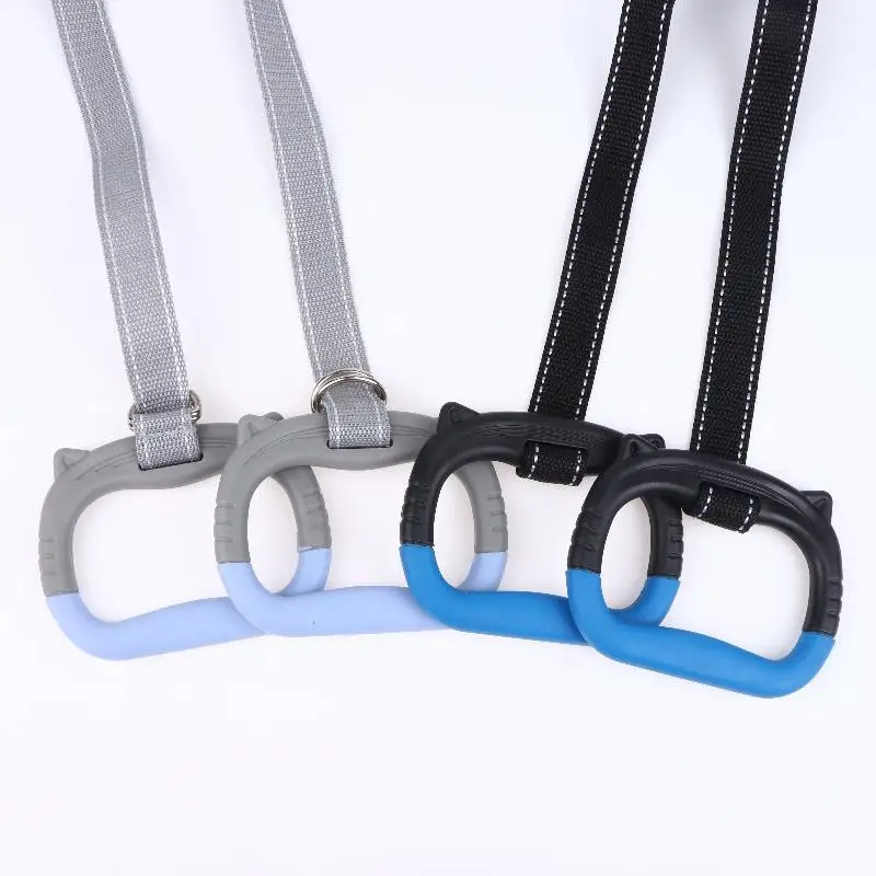 Kids Horizontal Bar With Gymnastic Rings Adjustable Hanging Straps For Pull-Up Hammock Play Children Fitness Strength Training