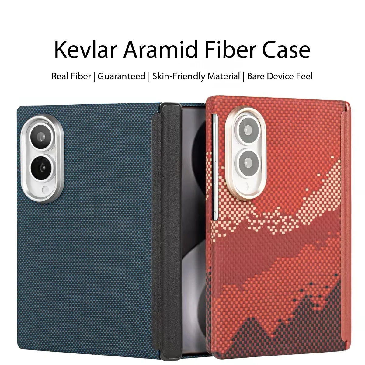 Prawdziwe etui z włókna aramidowego Kevlar do Samsung Galaxy Z Fold8 Fold 8 Wide Ultra z zawiasem Magsafe, ultracienkie etui z włókna węglowego. — zdjęcie produktu 6