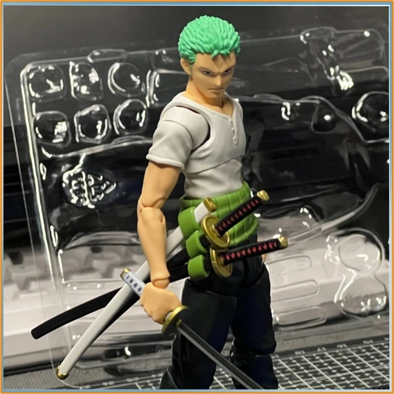 

In Stock Bandai One Piece Roronoa Zoro Dawn Of Adventure 15cm Articulated Action Figure Model Toy Gift