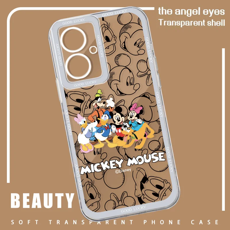 Disney Minne Mickey Angel Eye Handy hülle für Oppo 98 96 95 94 92 76 74 73 2020 72 79 78 60 58 57 2022 Funda Soft shell Cover