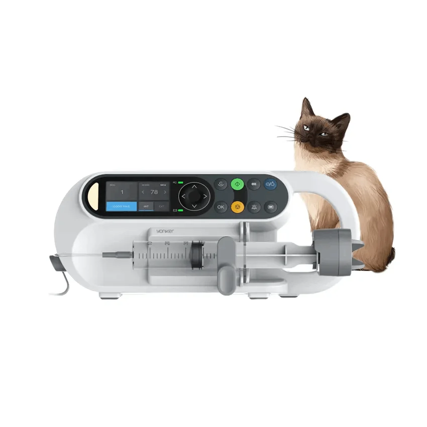 

Portable Veterinary Syringe Pump 10 20 30 50 Ml For Pet Animal