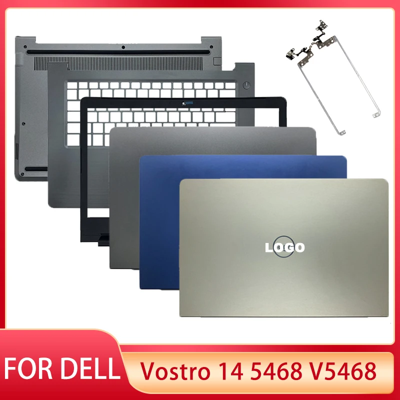 

NEW For DELL Vostro 14 5468 V5468 Laptop LCD Back Cover Front Bezel Palmrest Bottom Base Top Cover Hinges 07DYD6 05T9CW 0D9GDC