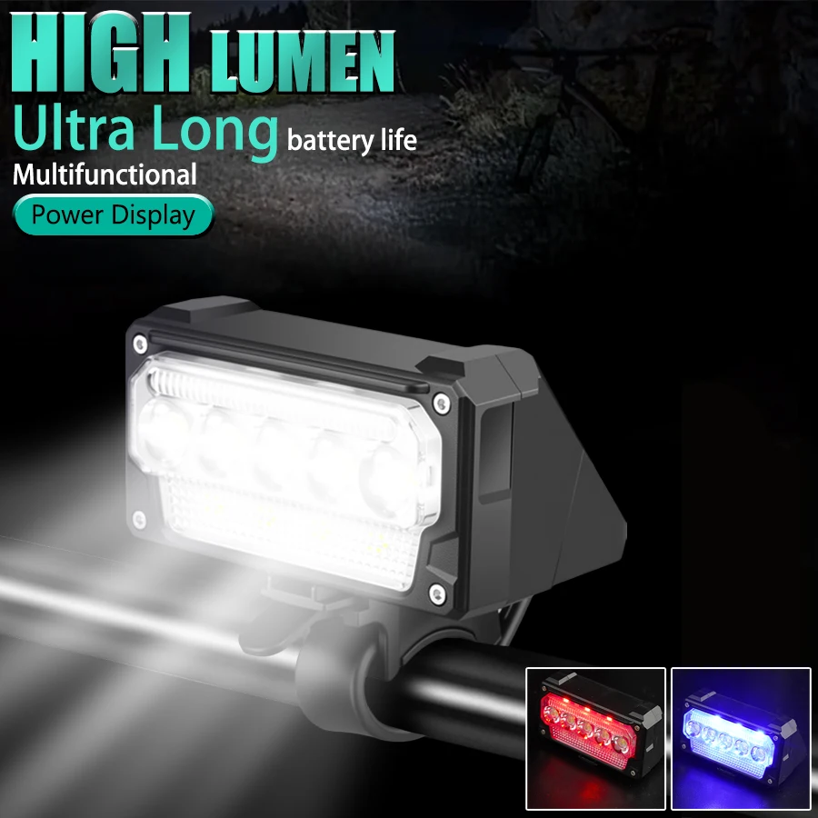 

Front Bike Liht Outdoor Waterproof Night Riding Torch USB Charging Road Bike Light Accessories Cycling Equipment