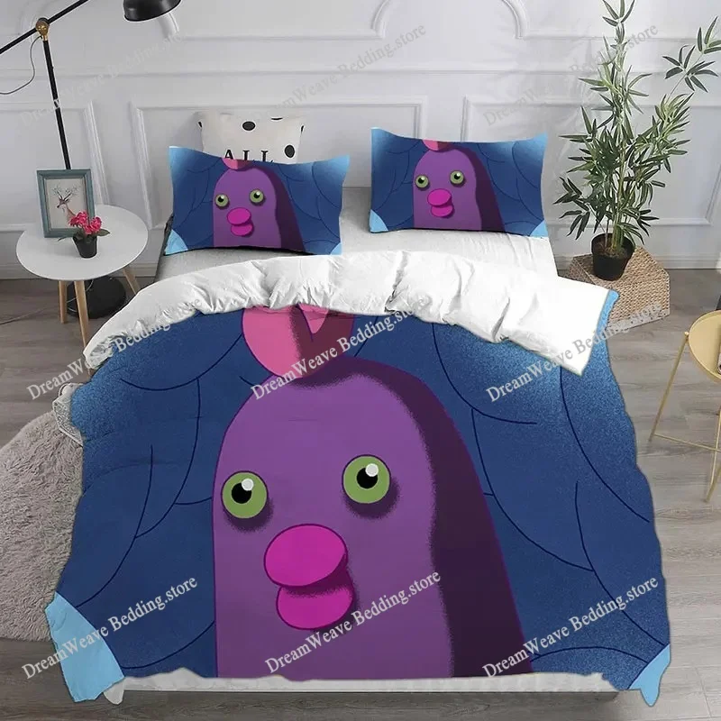 

New Cartoon Midnight Gospel Anime Bedding Sets Comforter Quilt Bed Cover Duvet Cover Pillow Case Kids Adult Size Luxury Gift